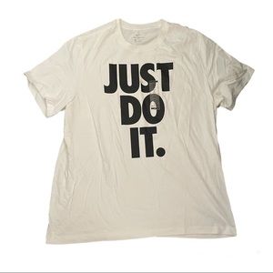 NWT Nike “Just Do it” Men’s Tee  Shirt Men’s size XXL